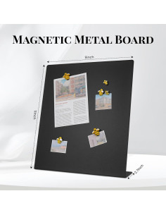 Paquete de 2 Tableros Magnéticos Huiyangteng 27.9x22.9 cm 2