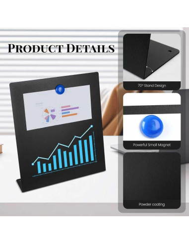 Paquete de 2 Tableros Magnéticos Huiyangteng 27.9x22.9 cm