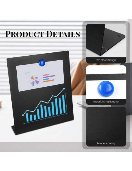 Paquete de 2 Tableros Magnéticos Huiyangteng 27.9x22.9 cm