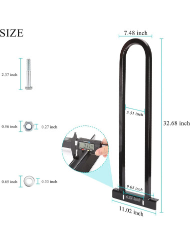 Barra de Agarre de Seguridad 10L0L para Carro de Golf Universal