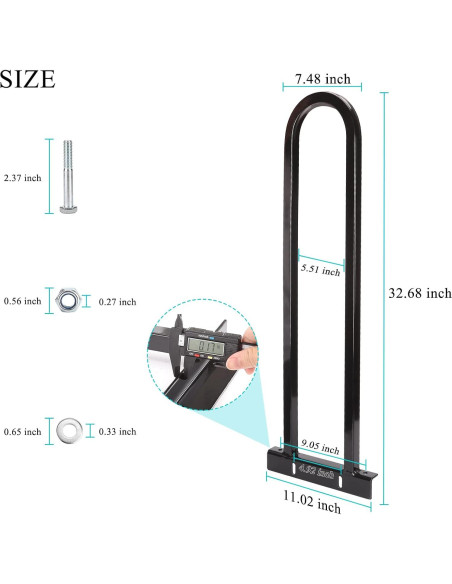 Barra de Agarre de Seguridad 10L0L para Carro de Golf Universal