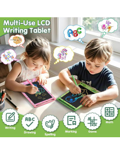 Paquete de 4 Tabletas de Escritura LCD MOOWALIS 8.5" Coloridas 2