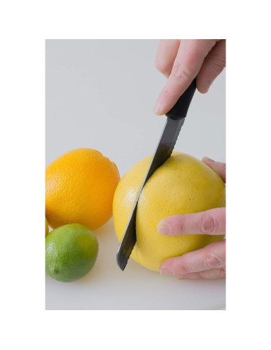 Cuchillo Serrado Cerámico Cestari 15.24 cm con Funda