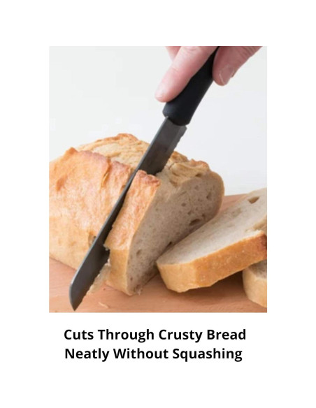 Cuchillo Serrado Cerámico Cestari 15.24 cm con Funda