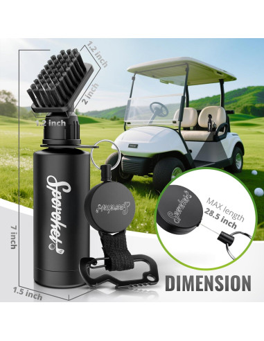 Limpiador de Cepillo para Palos de Golf SPOROKET con Botella 118ml