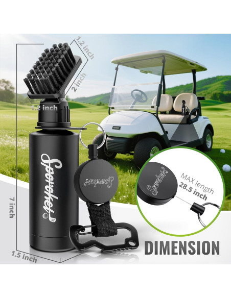 Limpiador de Cepillo para Palos de Golf SPOROKET con Botella 118ml