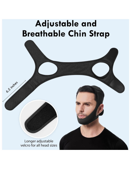 Correa Anti Ronquidos Dothebe Ajustable y Transpirable