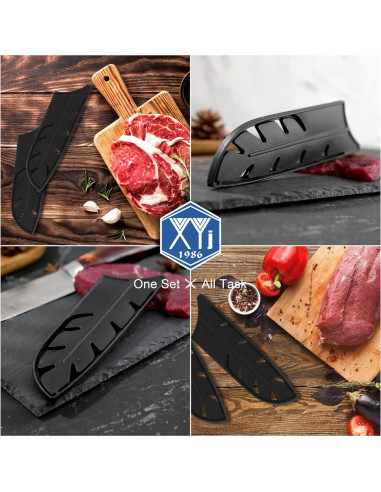 Funda de Seguridad para Cuchillo Santoku 7" XYJ Negra