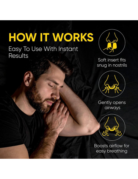 Dilatadores Nasales Antisnoring Commanding Life - 4 Piezas