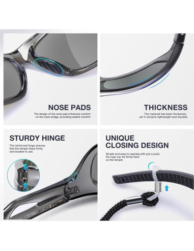 Gafas de Sol RIVBOS RB831 Polarizadas para Deportes