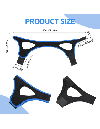 Correa de Mandíbula Antisnoring Veralabs Ajustable Transpirable