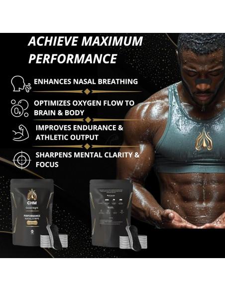 Tiras Nasales CHM para Ronquidos - 60 Unidades Hipoalergénicas