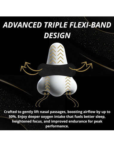 Tiras Nasales CHM para Ronquidos - 60 Unidades Hipoalergénicas