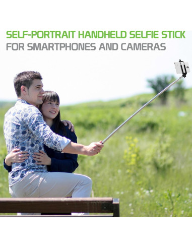 Palo Selfie Extensible Cellet ACPOD3BK 0.79m Compatible iPhone y Android