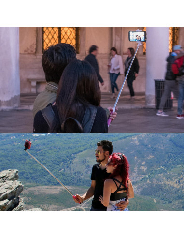 Palo Selfie Extensible Cellet ACPOD3BK 0.79m Compatible iPhone y Android