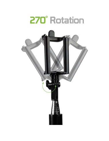 Palo Selfie Extensible Cellet ACPOD3BK 0.79m Compatible iPhone y Android