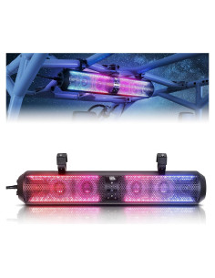 Barra de Sonido KEMIMOTO 71cm Bluetooth con RGB y Subwoofers