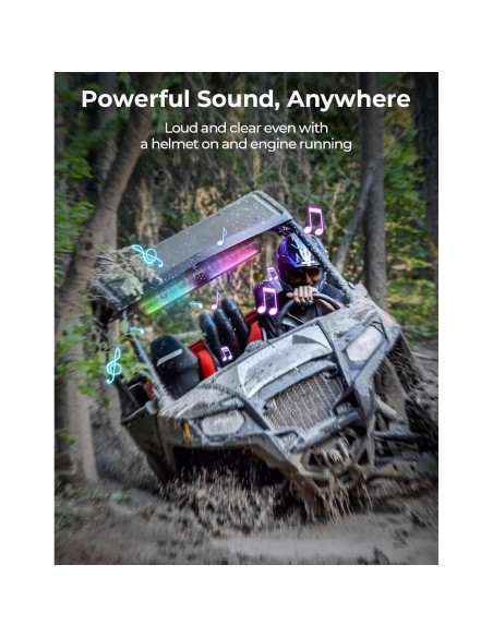 Barra de Sonido KEMIMOTO 71cm Bluetooth con RGB y Subwoofers