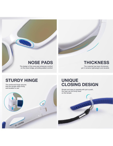 Gafas de Sol RIVBOS RB831 Polarizadas para Deportes