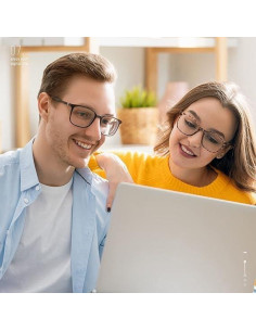 Gafas de luz azul Gaoye 2 Paquetes Anti UV para Adultos 2