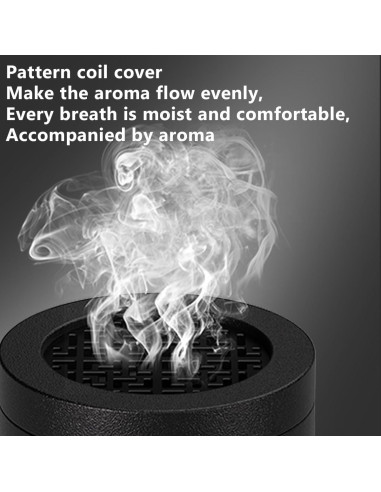 Horno de Incienso Portátil Telawah bk-208 USB Negro