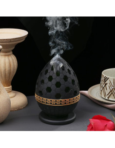 Quemador de Incienso de Carbón WURUIYANH - Resina, Redondo, 354g 2