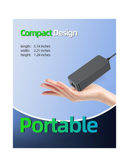 Cargador de Laptop 90W Dexpt Compatible con Getac V110 B300 F110