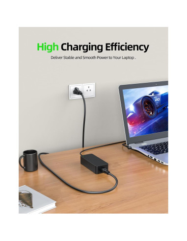 Cargador de Laptop 90W Dexpt Compatible con Getac V110 B300 F110