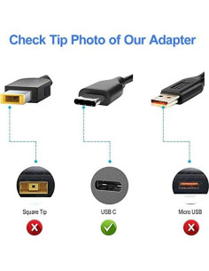 Adaptador AC/DC USB-C 12V PowerHOOD para Laptop Bmax Y11 2