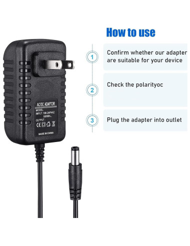 Adaptador de corriente AC-DC 5V 2A Latskrpk para MEDIACOM
