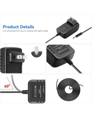 Adaptador de corriente AC-DC 5V 2A Latskrpk para MEDIACOM