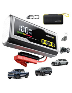 Arrancador de Batería AUXITO T3 6000A 12V con Linterna LED