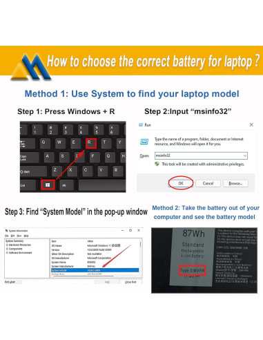 Batería recargable Mobik DWVRR 87Wh para Dell Alienware e Inspiron