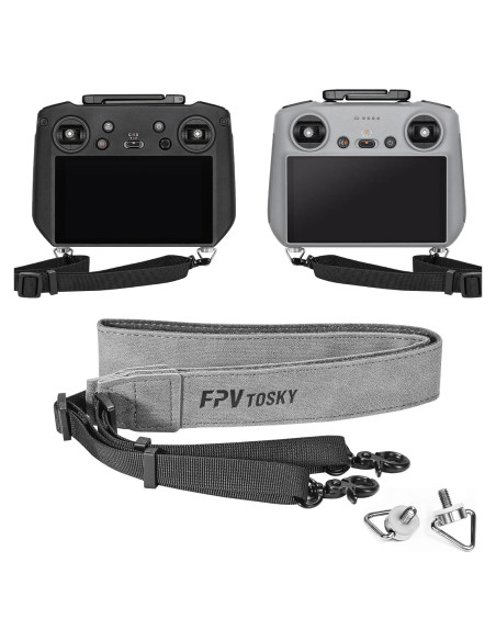 Cinta de Cuello FPVtosky para DJI RC Pro 2 - Cuero Suave 3.2cm