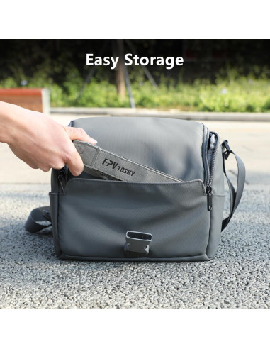 Cinta de Cuello FPVtosky para DJI RC Pro 2 - Cuero Suave 3.2cm