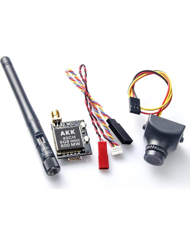 Transmisor FPV AKK KC04 5.8G con Cámara 800TVL 720p
