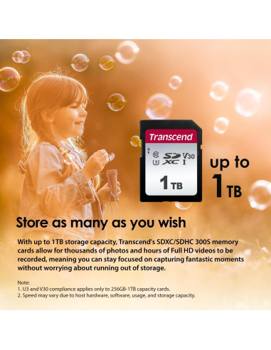 Tarjeta de Memoria SDXC Transcend 64GB UHS-I 100MB/s Clase 10