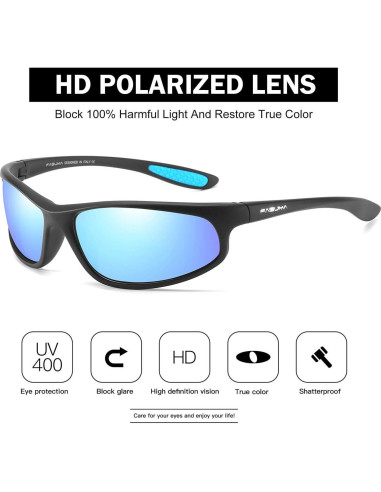 Gafas de sol deportivas FAGUMA polarizadas UV400 para hombres