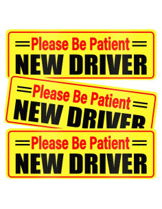 Imán Reflectivo para Nuevo Conductor SINGARO - 3 Piezas