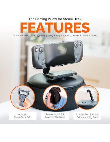 Cojín de Juego Mechanism para Steam Deck OLED y LCD 30x30cm