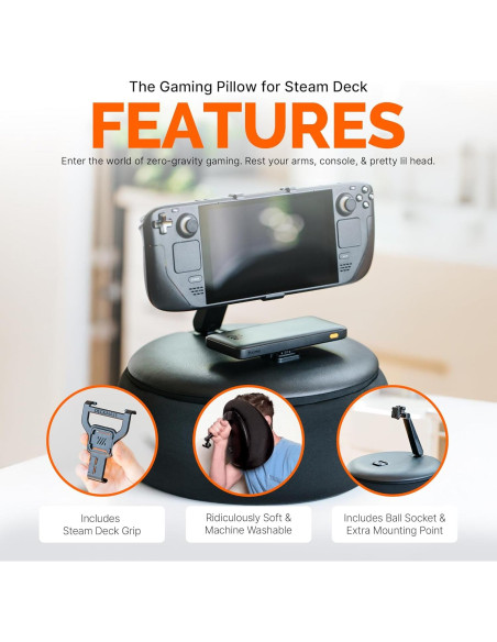 Cojín de Juego Mechanism para Steam Deck OLED y LCD 30x30cm