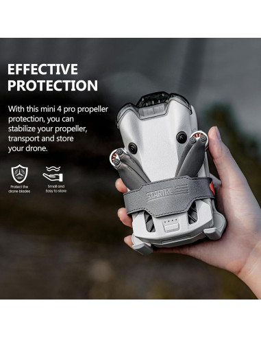 Soporte de Hélices STARTRC para DJI Mini 4 Pro - Correa Protectora