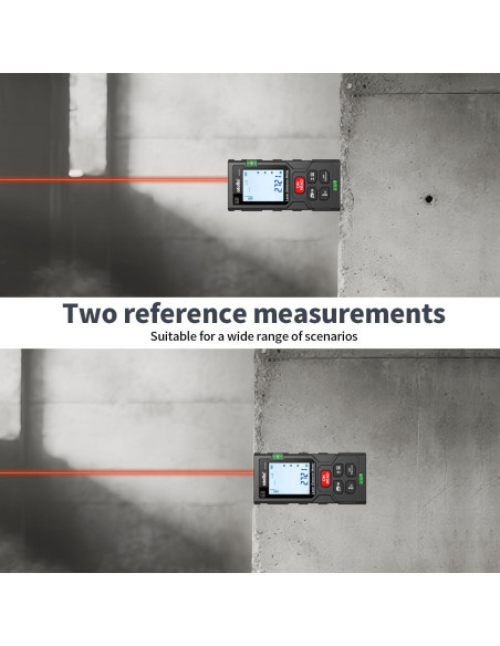 Medidor de Distancia Láser Atolla 60m con Pantalla LCD