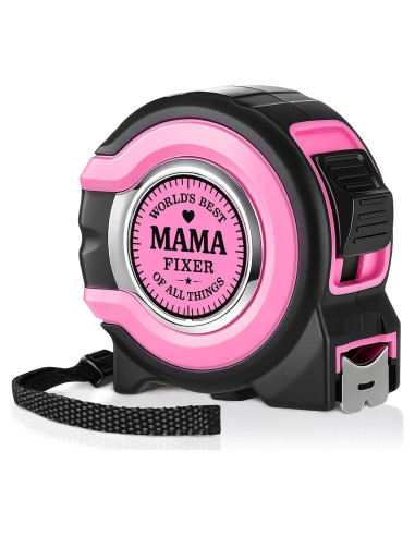 Cinta Métrica Rosa Kanayu 7.62m con Precisión 1/32 y 1/8