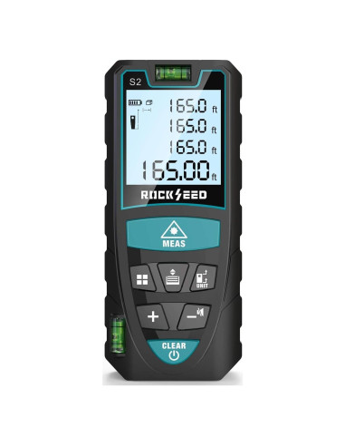 Medidor Láser RockSeed 50M con Pantalla LCD Retroiluminada