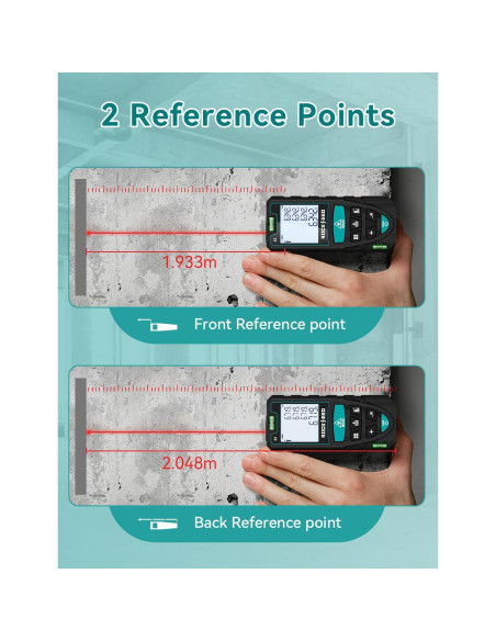 Medidor Láser RockSeed 50M con Pantalla LCD Retroiluminada