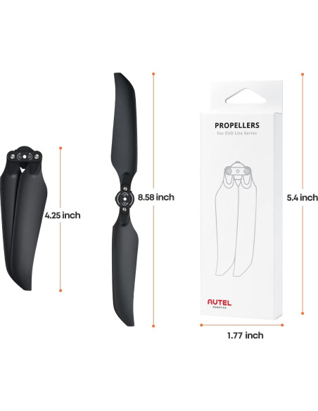 Hélices de Bajo Ruido Autel EVO Lite - Repuesto 1 Par