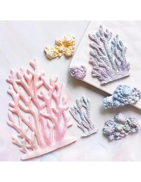 5 Moldes de Silicona Marino GeoGeoDIY para Decorar Pasteles