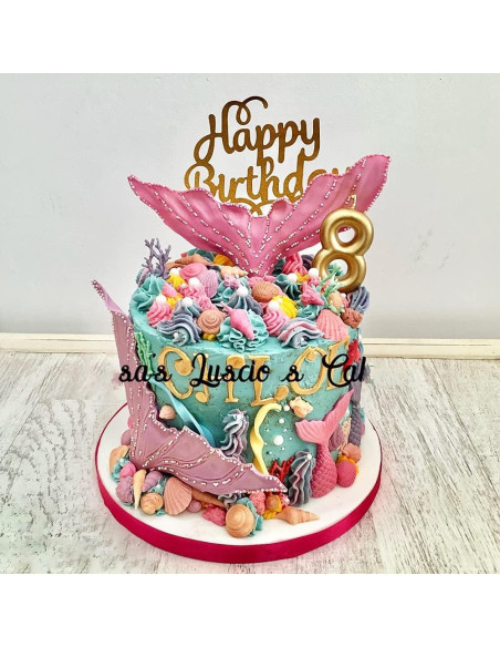 5 Moldes de Silicona Marino GeoGeoDIY para Decorar Pasteles