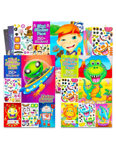 24 Hojas de Calcomanías Crenstone 12.7x20.3 cm Niños